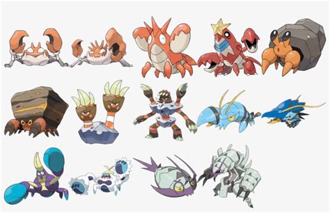 all crab pokemon.